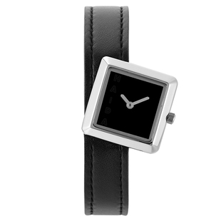 海达豪力皮带斜角方形简约高级时尚潮流女手表