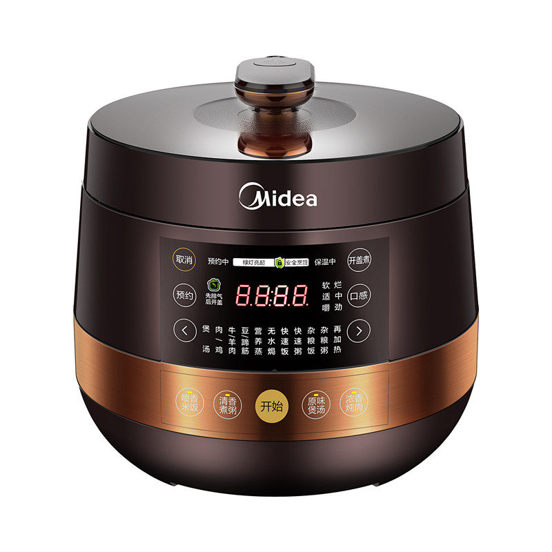 美的4.8L双胆多功能电压力锅