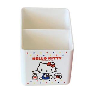 卡通可爱化妆刷收纳筒笔筒桌面高颜值亚克力小型化妆品刷子收纳盒