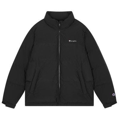 Champion冠军拼色羽绒服男女同款