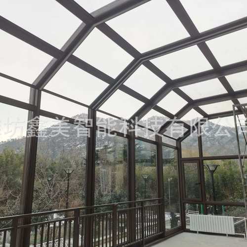 鱼池移动开合顶厂家全国安装款式新颖加厚型材