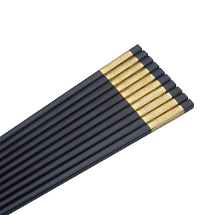 唐宗福字合金筷子家用高档抗菌防霉新年新款食品级pps防滑耐高温