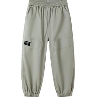 巴拉巴拉童装男童裤子儿童慢跑裤夏装速干超宽松长裤透气百搭休闲