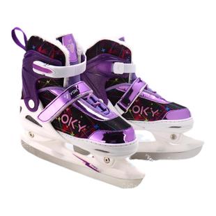 新款VOKY成人儿童球刀花样冰刀速滑鞋码数可调滑冰鞋溜冰鞋冰刀鞋