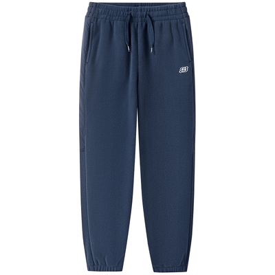 斯凯奇童装2025秋冬新款男女中大童长裤防静电运动裤舒适保暖裤子