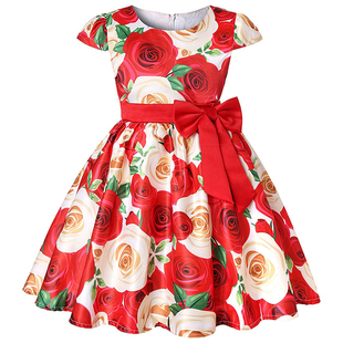 Baby Girl Dress Flower Ball Gown Party Princess Dresses Kids