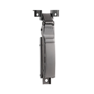 百隆玻璃门铰链二维铝框铰链钛金三段力全阻尼铰链一字极简门合页