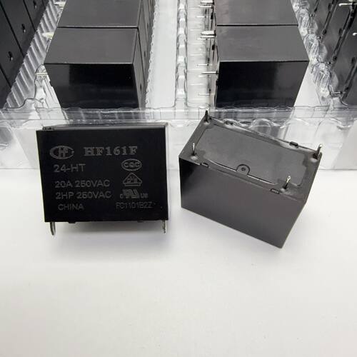 在线议价全新原装宏发继电器HF161F-24-HT一组常开4脚20A