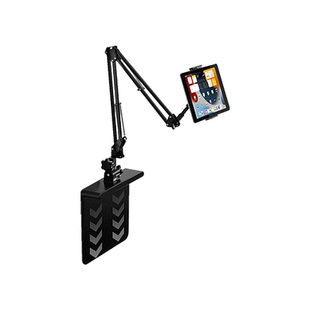 隐藏免夹式床头懒人手机支架多功能ipad平板通用悬臂支架家用床上躺着看电视追剧万向支撑架子