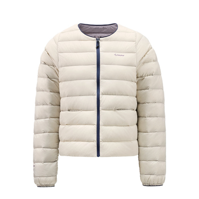 君羽鹅绒羽绒服女短款2025秋冬新款轻薄排骨服鹅绒服内胆女外套