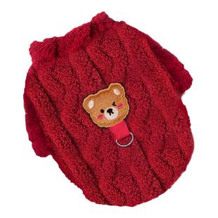 新年泰迪过年狗狗衣服秋冬天季新款背心比熊小型犬宠物博美小狗