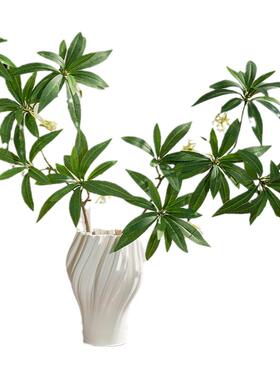 仿真水石榕花简约客厅假花摆件