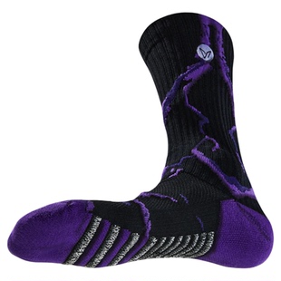 维动枝染实战专业篮球袜子男毛巾底跑步训练美式加厚中长筒运动袜