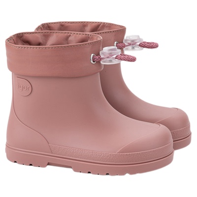 7Z Little现货 西班牙IGOR FW25儿童雨鞋纯色基础款百搭低筒