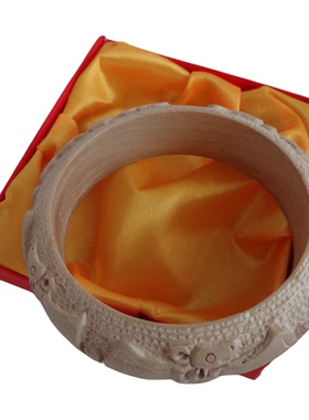 手镯五福临门桃木质饰品