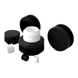 圆管塞塑料堵塞头内塞管塞胶塞不锈钢管堵脚塞封头盖帽家具桌脚垫