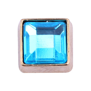 新款百搭正方形水钻胸针男士简约衣领小领针西服衬衫迷你别针配饰