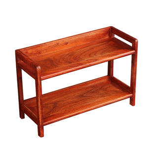 实木博古架小型桌面多层置物架花梨木茶具架茶杯架子紫砂壶展示架