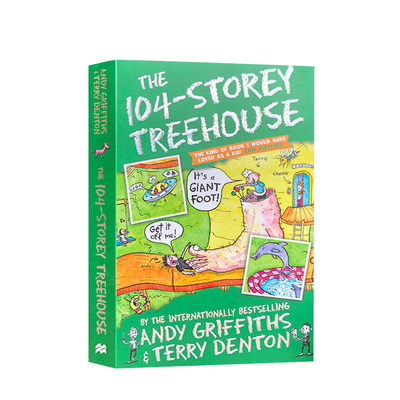 英文原版 小屁孩 树屋历险记 104层树屋 The 104 Storey Treehouse 英语学习 章节书 桥梁书 分级阅读