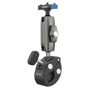 泰迅适配GoPro13金属车管夹运动相机磁吸快拆万向车管夹大力蟹钳夹摩托车自行车骑行固定支架配件