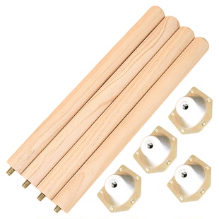 冠之亚仓鼠木笼木腿芦丁鸡笼子木腿金丝熊豪华透明别墅专用桌腿