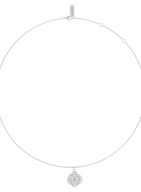 Mouhooland/暮后之地巴洛克白玉髓镂空项链小众设计颈链情侣款