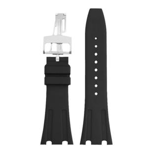 原装氟橡胶手表带适用爱彼AP26470 15710 26170 15703皇家橡树28