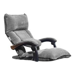 kino飘窗椅子带扶手绒布多功能懒人沙发坐地护腰榻榻米床上和室椅