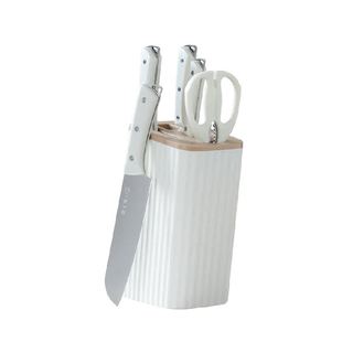 张小泉皓月套装刀具六件套家用厨房刀具切片斩骨小厨水果刀菜刀