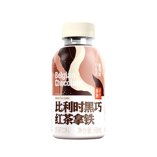 果子熟了可可奶茶冰奶饮品冰香蕉味黑巧红茶拿铁330ml饮料巧克力