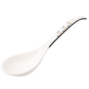 大汤勺家用陶瓷北欧创意可爱长柄大号稀饭勺粥勺长柄勺子喝汤勺子