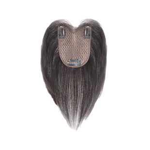 假发女片头顶【隐形·羽】轻薄遮白发发缝高颅顶妈生感真发刘海片