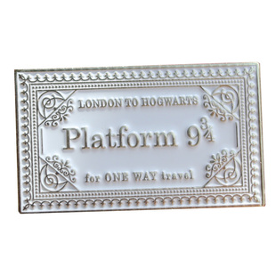 拾壹纪「哈利波特」魔法周边九又四分之三站台车票胸针徽章配饰