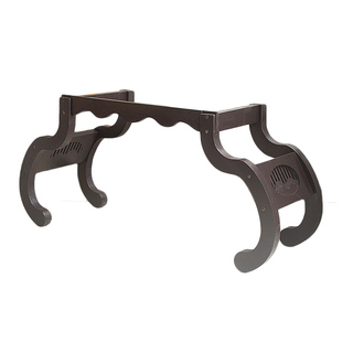 仿古禅式古筝架子敦煌琴架实木立式h便携式木制筝架新品专用支架