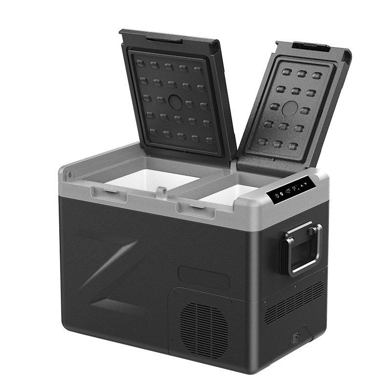 车载冰箱迷你小冰箱便携式12V24V220V交直流双门冷冻保鲜小冰箱