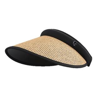 法国Montaigne/蒙田夏季遮阳帽子女空顶防紫外线遮脸防晒帽太阳帽