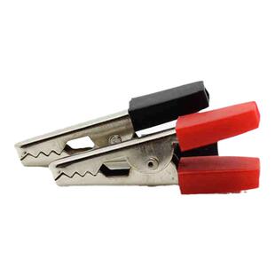 鳄鱼夹电路检测维修小夹子电源连接电瓶夹测电笔电工夹试灯试验夹