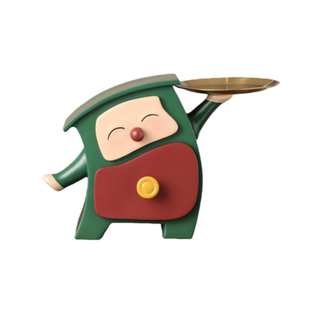 中古风入门钥匙收纳玄关摆件客厅家居鞋柜化妆台收纳置物架装饰品