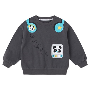 嘟嘟家儿童卫衣春装女童上衣洋气男童衣服卡通宝宝衣服童装潮春季