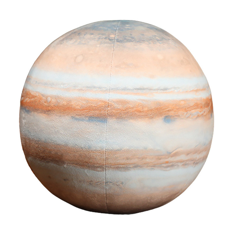 八大行星太阳月球抱枕毛绒玩具球形玩偶摄影道具儿童生日礼物公仔
