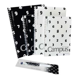 日本KOKUYO国誉Campus软线圈笔记本SOU SOU联名款学生用记事本可翻折不易铬手B5A5A7小本子