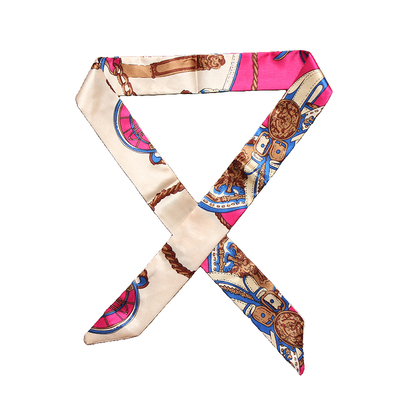 厂家经典款细长绑包包女士丝巾