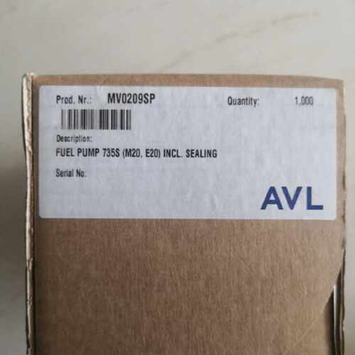 议价AVL735S 奥地利李斯特汽油泵MV0209SP