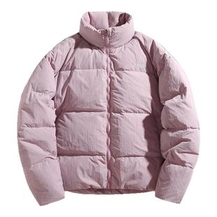 90白鸭绒立领短款羽绒服男女款冬季韩版加厚保暖新款宽松工装外套