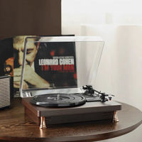 Vinyl record player, vintage gramophone, Bluetooth speaker, living room European-style ornaments, wedding, housewarming, birthday gift LP thumbnail 5