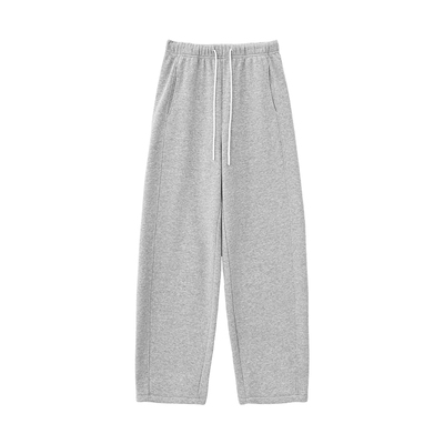 SEAWHEN冬季宽松阔腿加厚卫裤