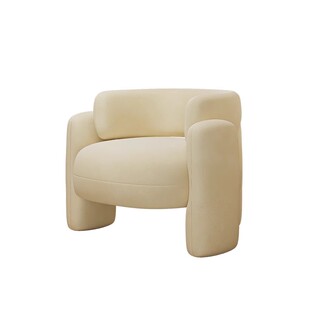 现代简约单人沙发阳台接待会客区洽谈桌椅组合休闲美容院沙发椅