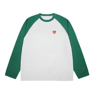 Ravenous插肩袖拼接长袖T恤ETBTO男女宽松休闲潮牌袁一琦同款