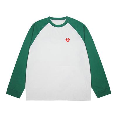 RAVENOUS插肩袖拼接长袖T恤