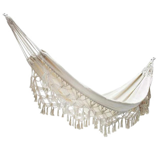 梦花园编织流苏吊床户外秋千阳台家用宿舍寝室学生防侧翻网红吊椅